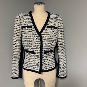 White House black market tweed jacket/blazer